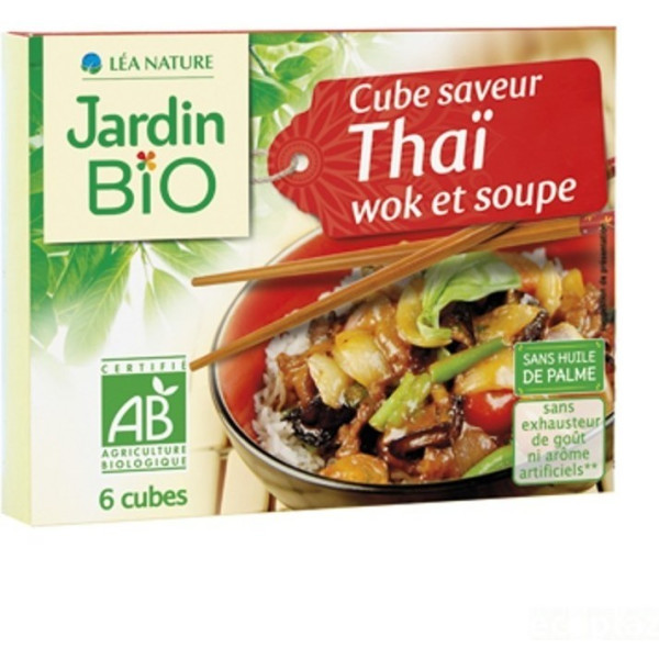 Bouillon Wok Léa Jardin Bio 6 cubes x 11 Gr Bio