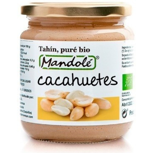 Mandole Pure Cacahuètes Grillées 375 Gr Bio