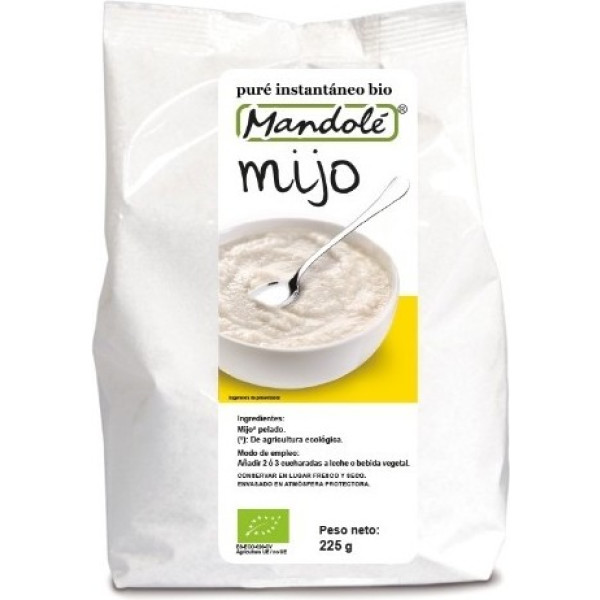 Mandole Pure Poudre De Millet Instantanée 250 Gr Bio