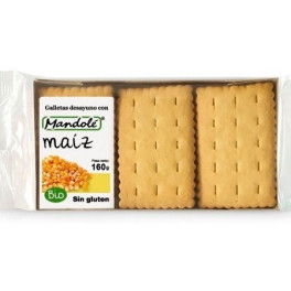 Mandole Galletas De Maiz Desayuno 160 Gr Bio Sg