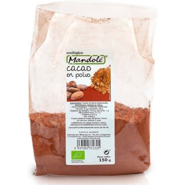 Mandole Cacau em Pó 150 Gr Bio