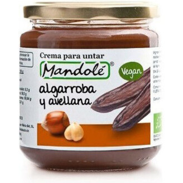 Mandole Johannisbrot- und Haselnusscreme 375 Gr Bio