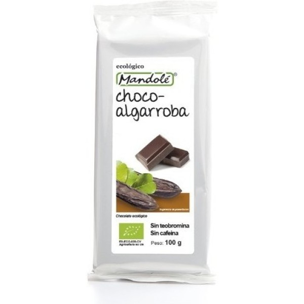 Mandole de Chocolate Alfarroba 100 Gr Bio