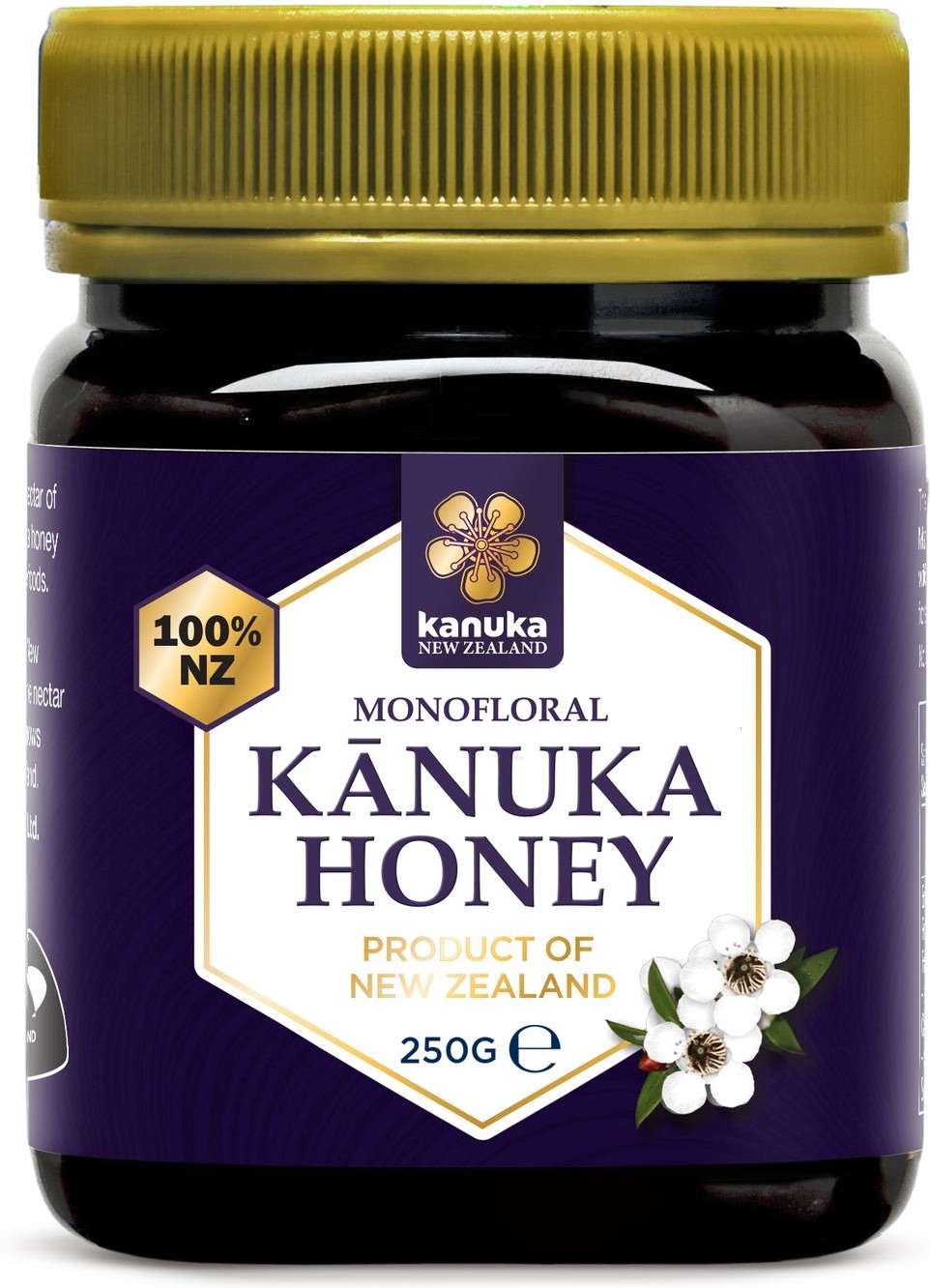 Manuka New Zeland Miel De Kanuka Raw Monofloral 250 G-image