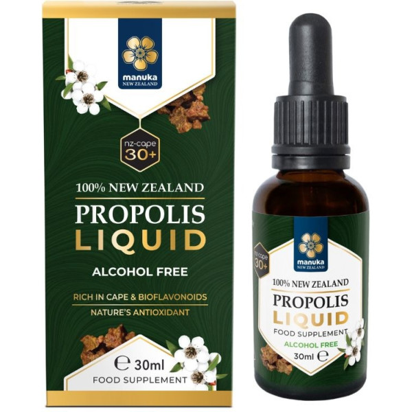 Manuka Nova Zelândia Própolis Nz Cape 30+ Sem Álcool 30 Ml