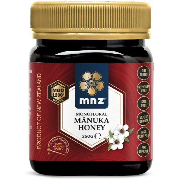 Manuka New Zealand Raw Manuka Honey Mgo 1200+ Monofloral 250 G