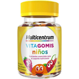 Multicentrum Vitagomis Niños 30 Caramelos Goma