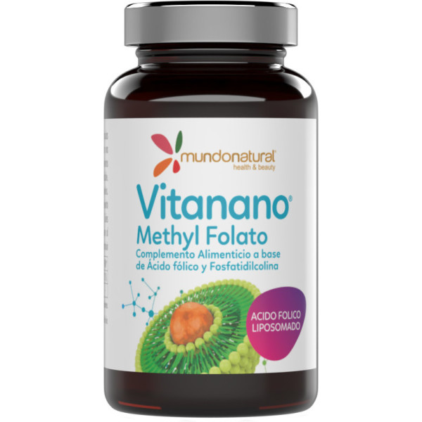 Mundo Natural Mundonatural Vitanano Methy Folato Liposomado 30 Caps