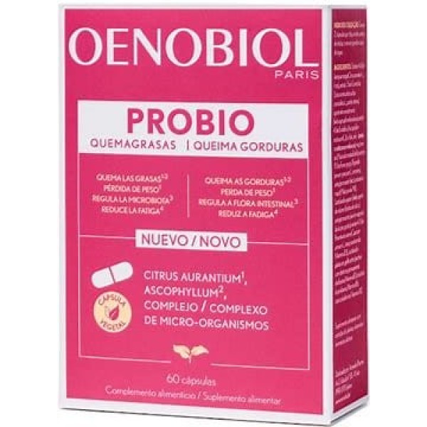 Oenobiol Probio Brûle Graisse 60 Caps