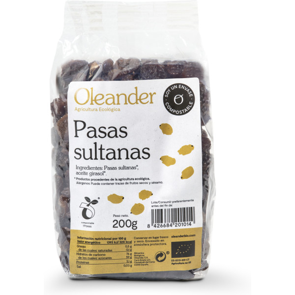 Oleander Sultanas Rozijnen 200 Gr