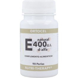 Ortocel Nutri Therapy Ortocel Nutri-therapie Vitamine E 400ui D-alfa (natuurlijk) 90parels