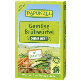 Bouillon de Légumes Raiponce Sans Levure 8 Cubes Bio