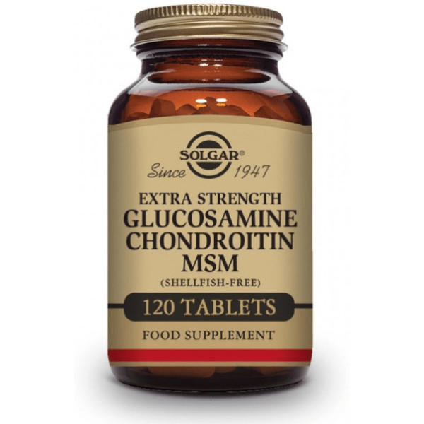 Solgar Glucosamine Chondroïtine Msm Extra Fort 120 Comp