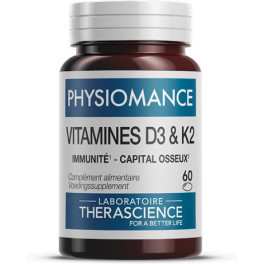 Therascience Physiomance Vitamine D3 e K2 60 capsule