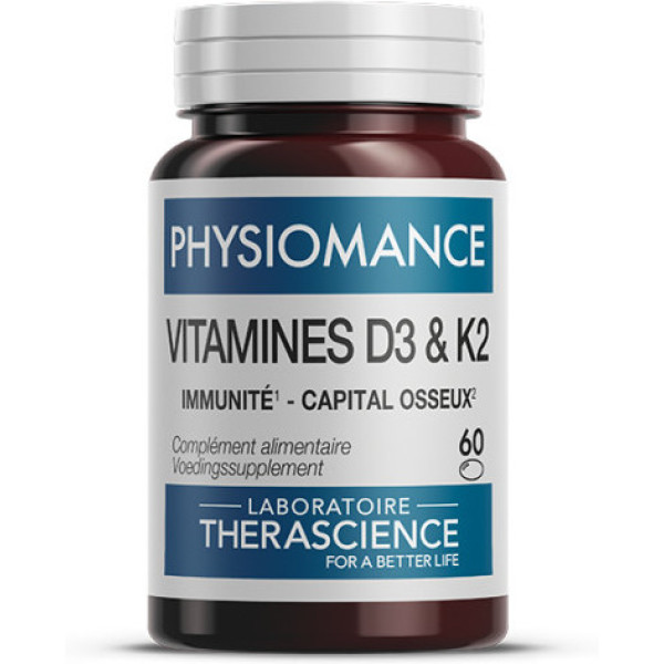 Therascience Physiomance Vitaminas D3&k2 60 Cápsulas