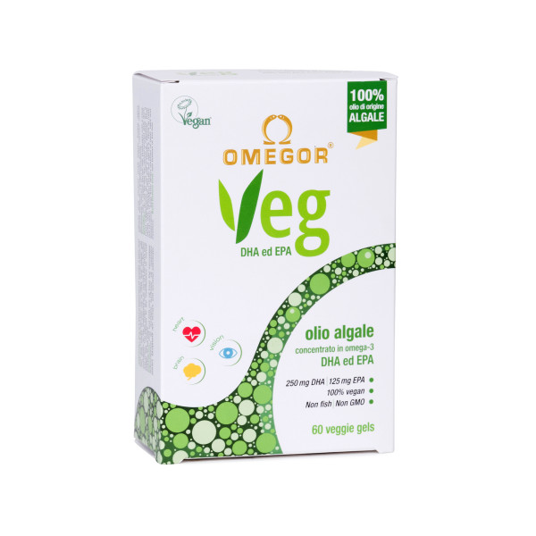 Uga Nutracêuticos Omegor Veg Omega 3 Vegetais 60 Cápsulas