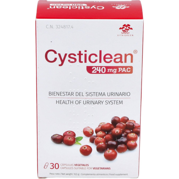 Vita Green Cysticlean 240 mg 30 gélules