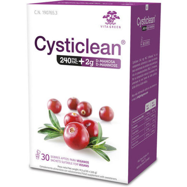 Vita Green Cysticlean 240 mg D-Mannose 30 Umschläge