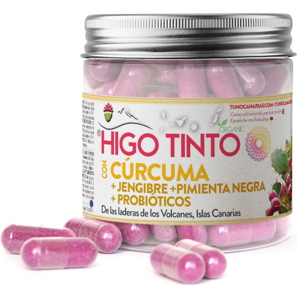 Tuno Canarias Fico Rosso Con Curcuma+zenzero+pepe nero 90 Caps