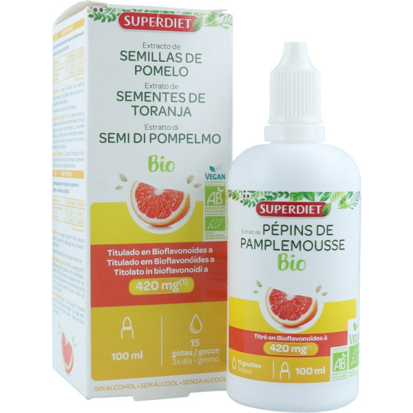 Superdiet Extracto De Semillas De Pomelo Sin Alcohol 100 Ml