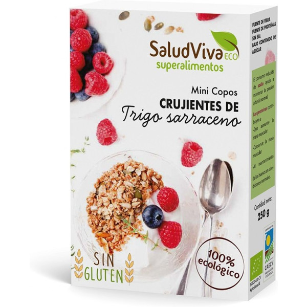 Salud Viva Copos Minis Cruji De Trigo Sarreceno 250 Gr Bio Sg