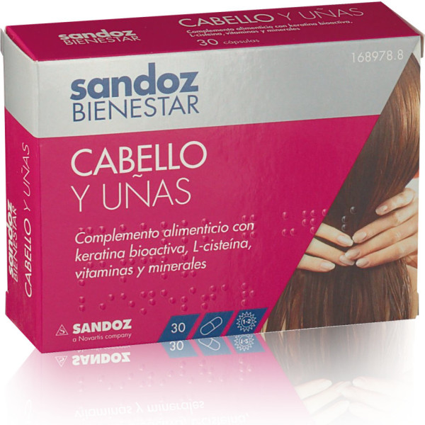 Sandoz Wellness Cabelo e Unhas Sdz 30 Hgc V1 Es