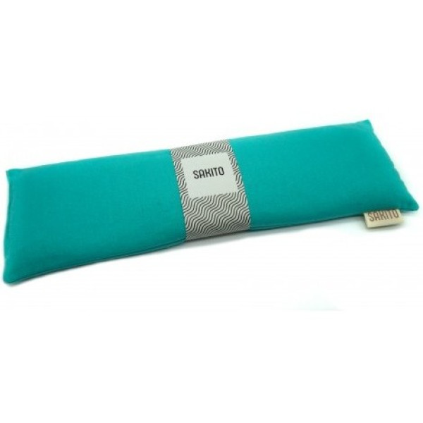 Sakito Sac Thermique Cervical Graines Turquoise 42 X 13 Cm