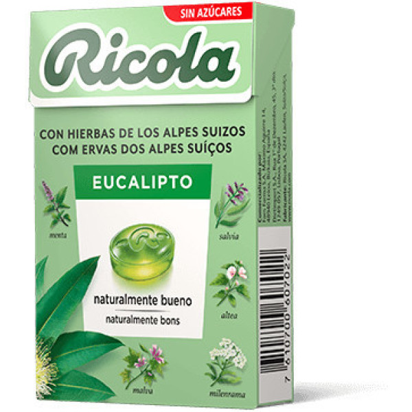 Ricola Caram S/a Eucalipto 50 Gr