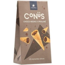 Rodellas Conus Chocolate Negro Y Praline 10 Uds X 70 Gr Bio