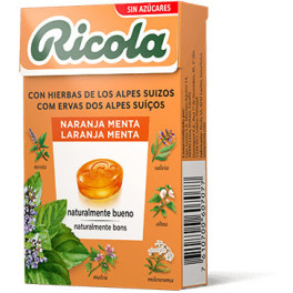 Ricola Caram S/a Naranja Menta 50 Gr