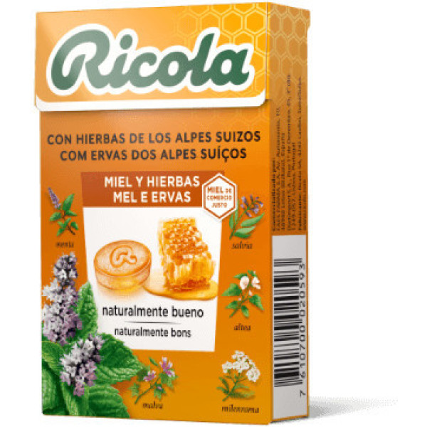 Ricola Bonbons S/az Miel et Herbes 50 Gr