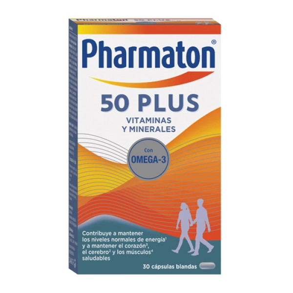 Pharmaton 50 Plus 30 Cápsulas