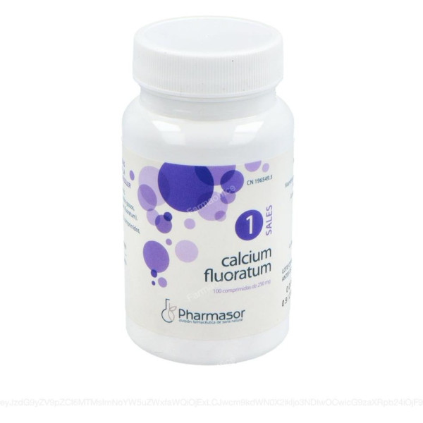 Pharmasor Sales De Schussler Nº 01 Calcium Fluor 250 Mg 100 Comp