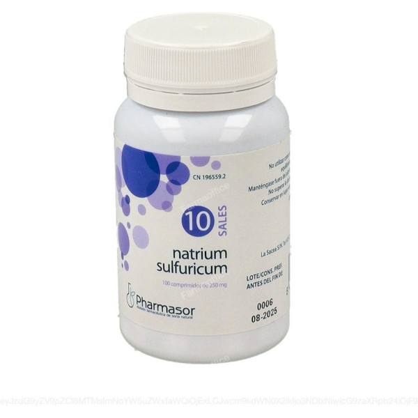 Pharmasor Sales De Schussler Nº 10 Natrium Sulf 250 Mg 100 Comp