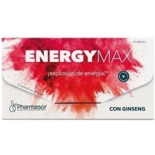 Pharmasor Energy Max 20 injectieflacons 15 ml