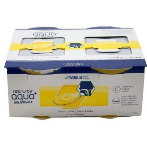 Nestlé Nestlé Resource Gel all'acqua al limone 4 X 125 Gr