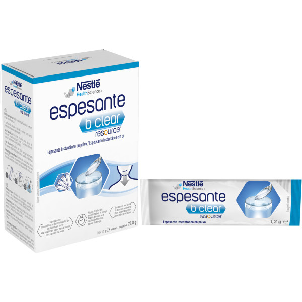 Nestlé Resource Espessante Transparente Neutro 24 Envelopes 12 Gr