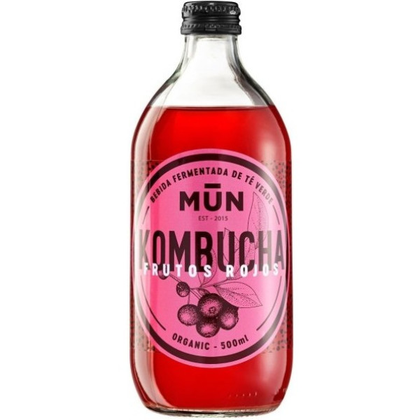 Mun Kombuchá Frutas Vermelhas 500 Ml