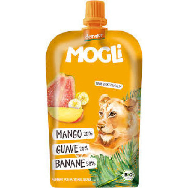 Mogli Smoothie Banana Guava Mango 6 Unità X 120 Gr