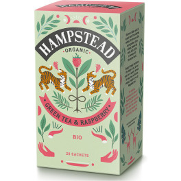 Hampstead Green Tea-raspberry Infusion 20 Sobres Bio