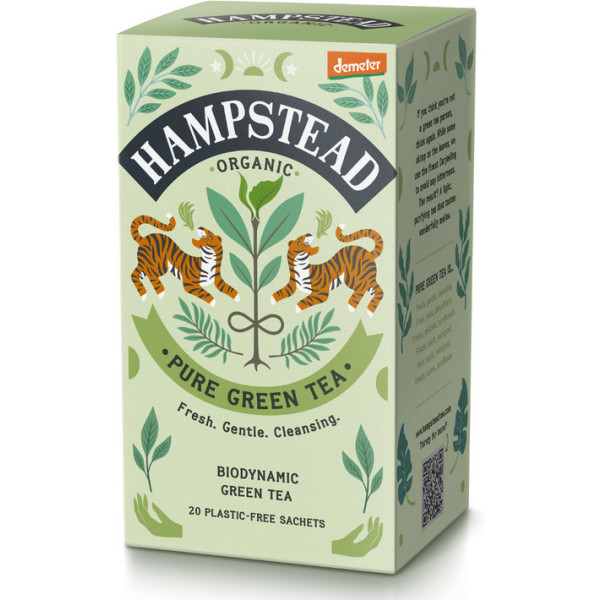 Infusão de Chá Verde Hampstead 20 Envelopes Demeter