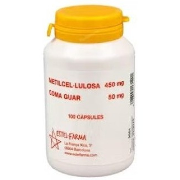 Estel Farma Gomme de Guar Méthylcellulose 450/50 Mg 100 Caps