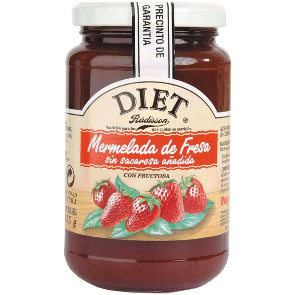 Diet-radisson Diat Radisson Aardbeienjam 375 Gr S/a