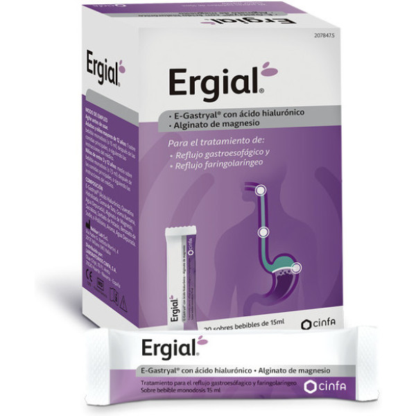 Cinfa Ergial 15 ml 20 snikken