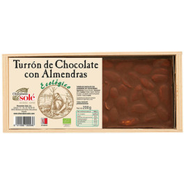 Chocolates Solé Chocolates Solé Turrón Chocolate Con Almendras Bio 200 G