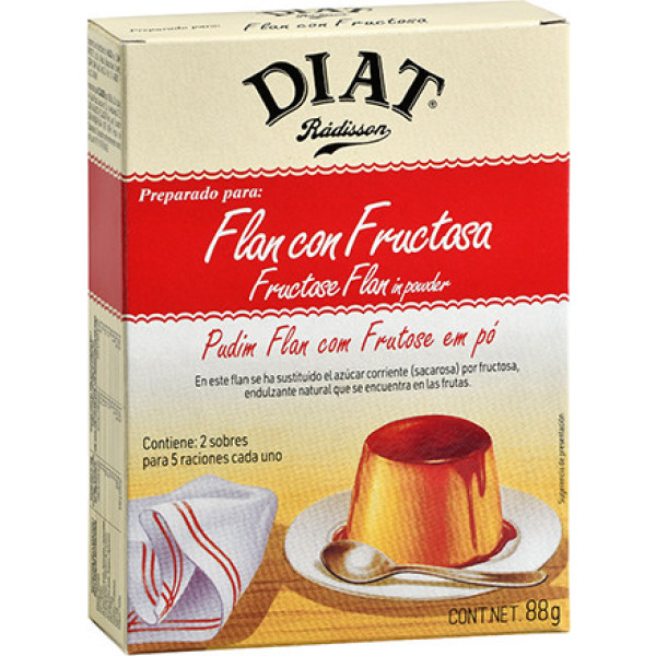 Diet-radisson Diat Radisson Flan De Vainilla Con Fructosa 88 G