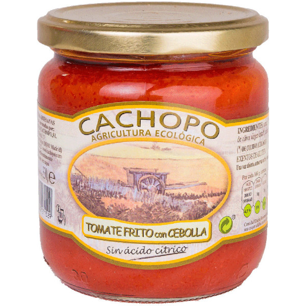 Cachopo Gebratene Tomate mit Zwiebeln 370 ml Öko