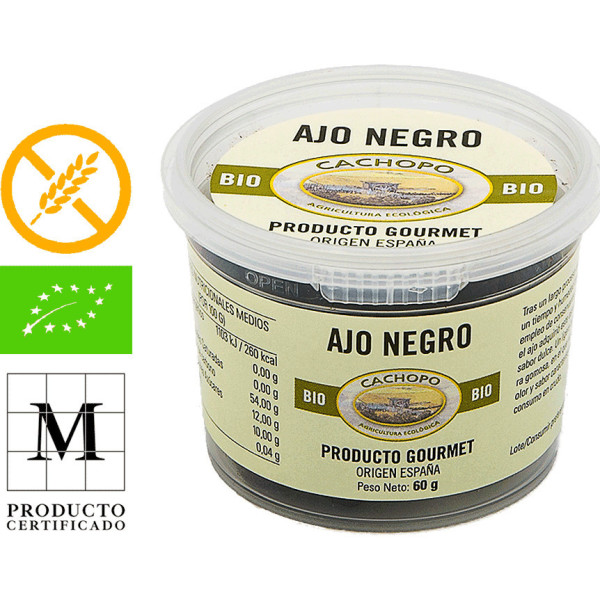 Cachopo Ail Noir Pot 60 Gr Eco