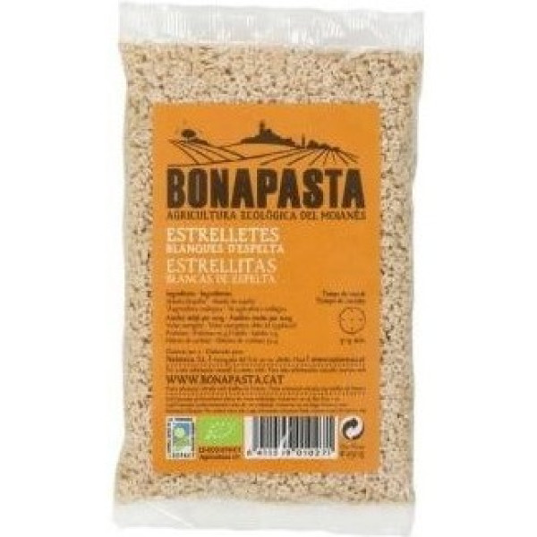 Bonapasta Estrelas de Espelta Branca 250 G Eco