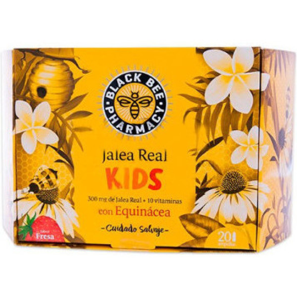 Black Bee Kids Custodia da 20 fiale arancioni